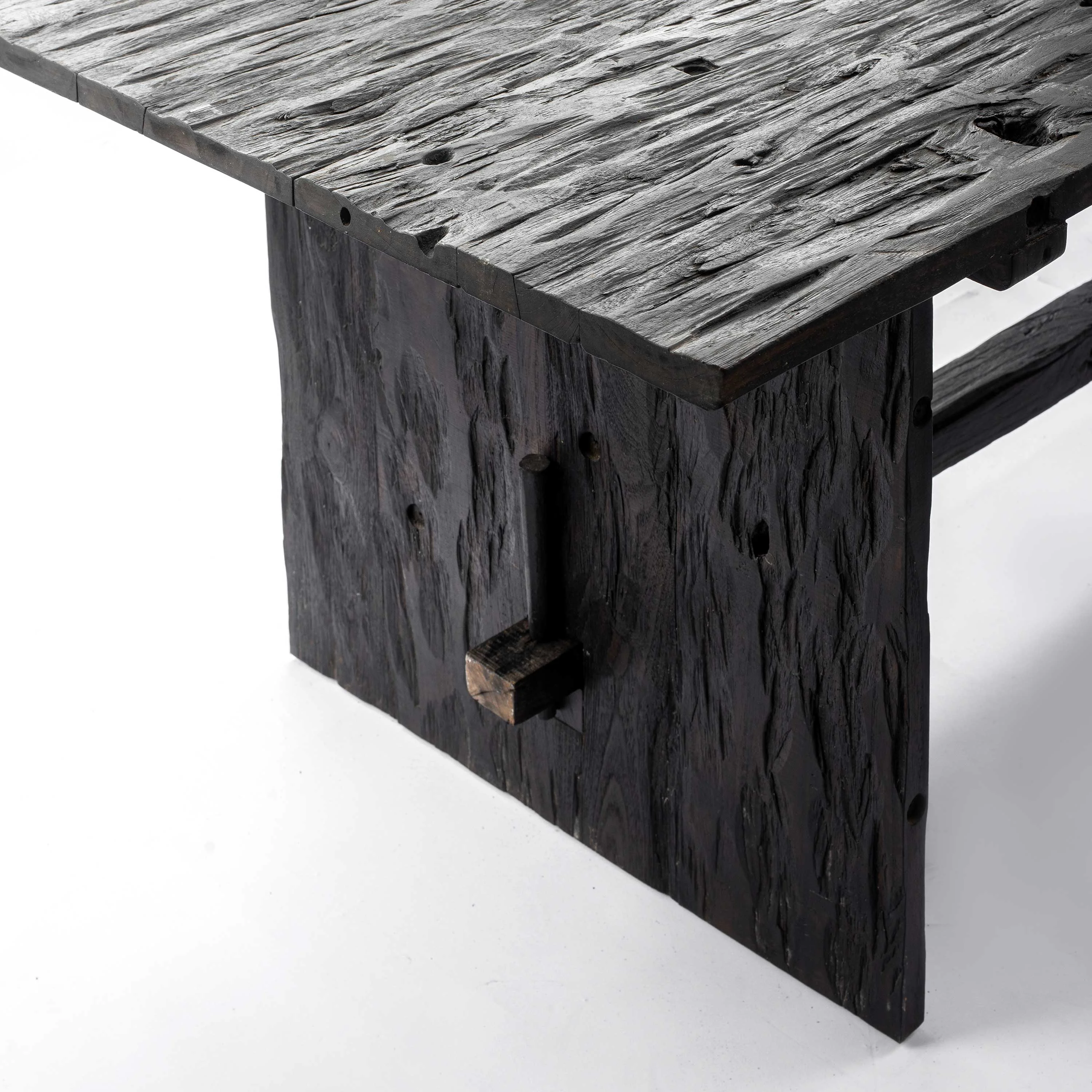 BURNED WOOD TABLE Thumbnail