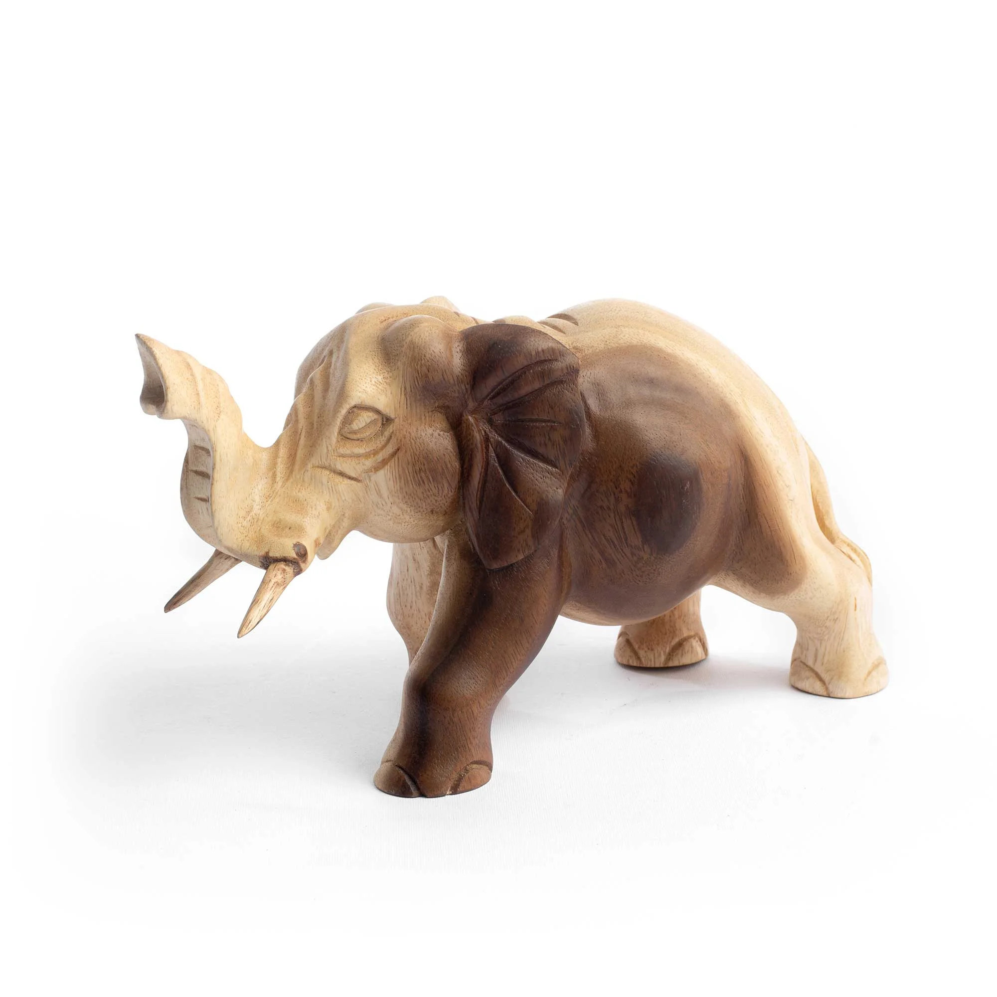 HAND-CARVED ELEPHANT STATUE Thumbnail