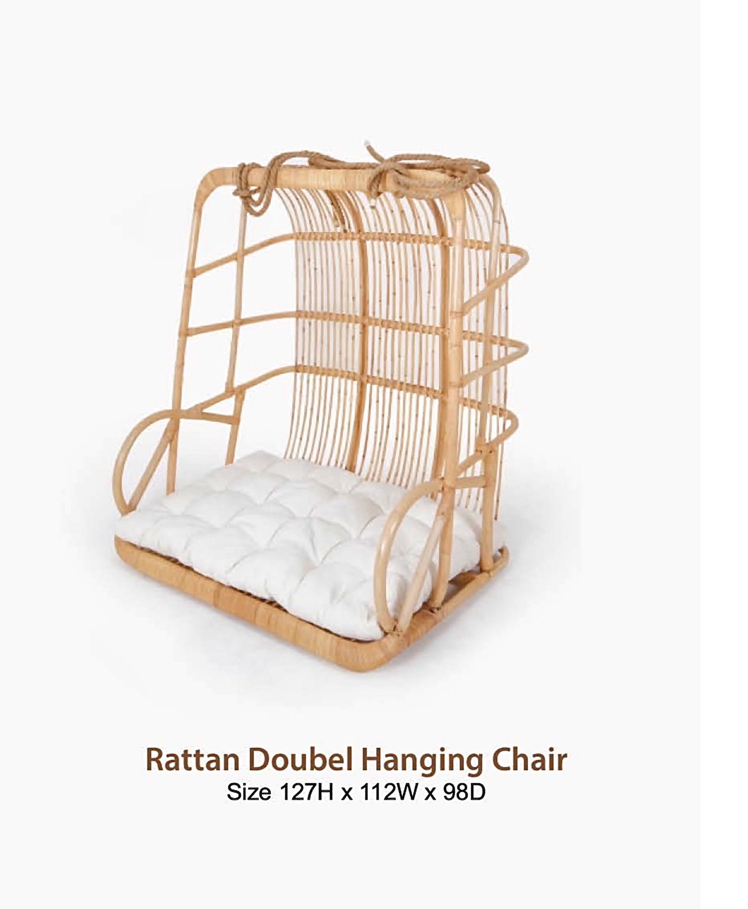Rattan Doubel Hanging Chair
