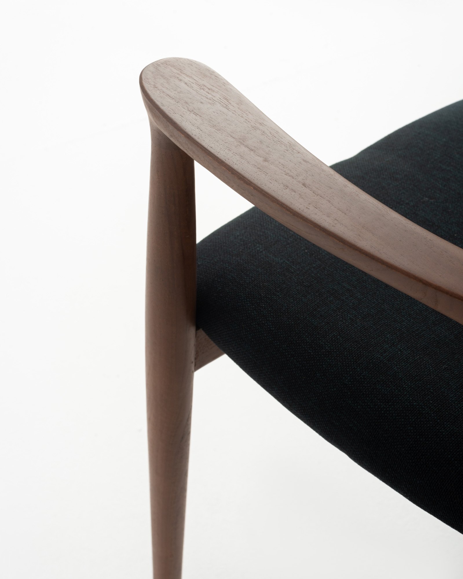 Heroshima Dining Chair - Cushion Seat Walnut Thumbnail