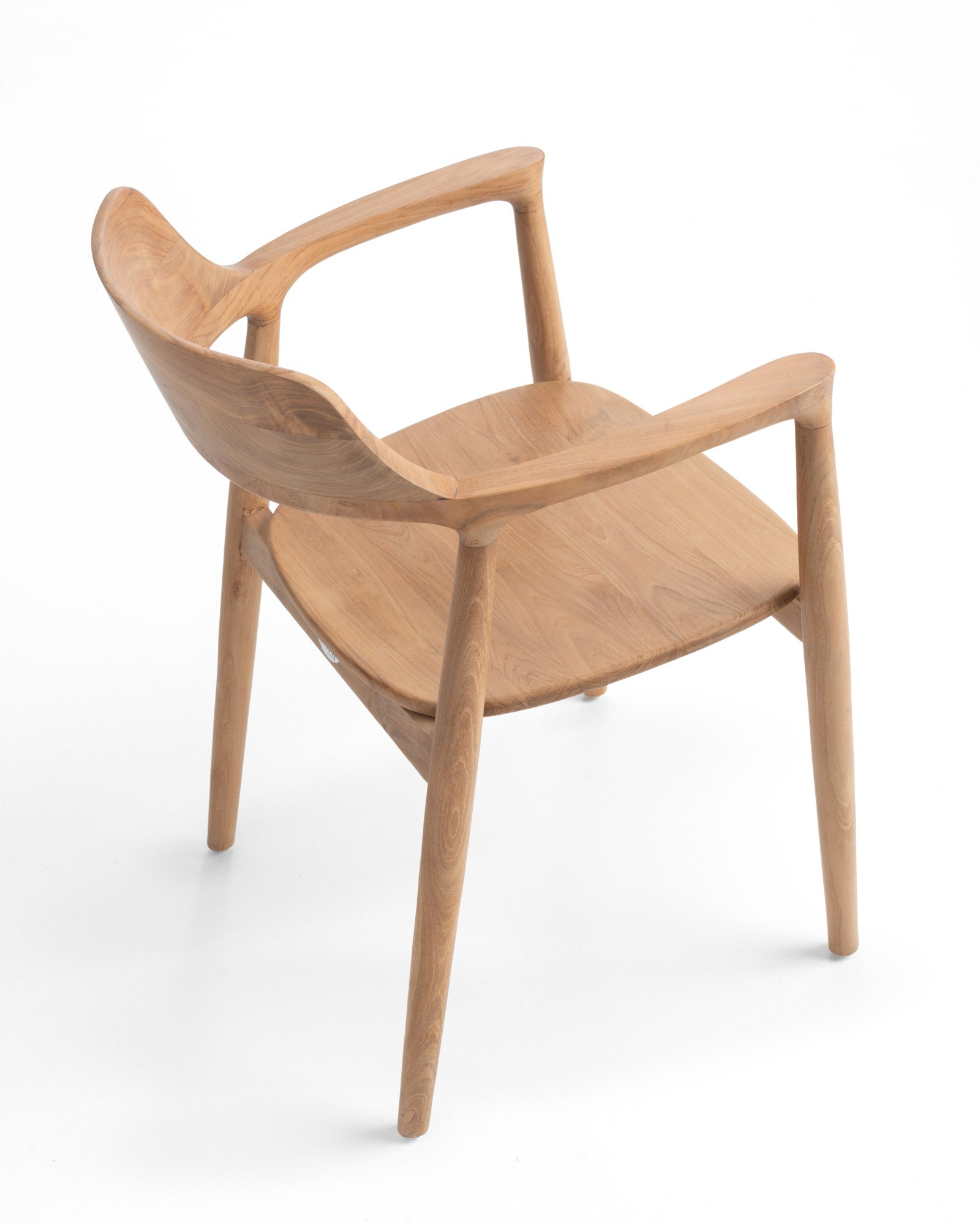 Heroshima Dining Chair - Wooden seat Thumbnail