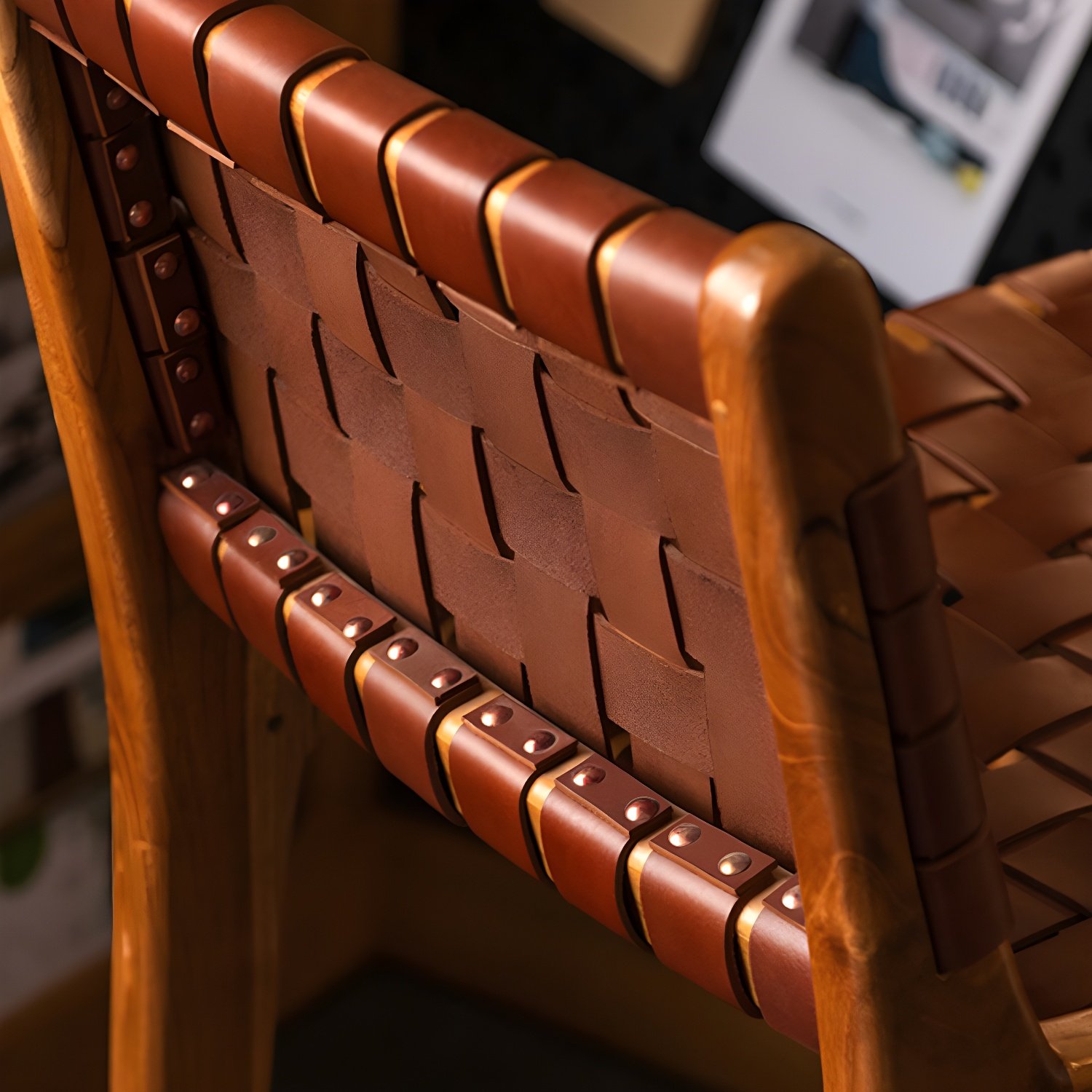 CHOCO LEATHER BAR CHAIR Thumbnail