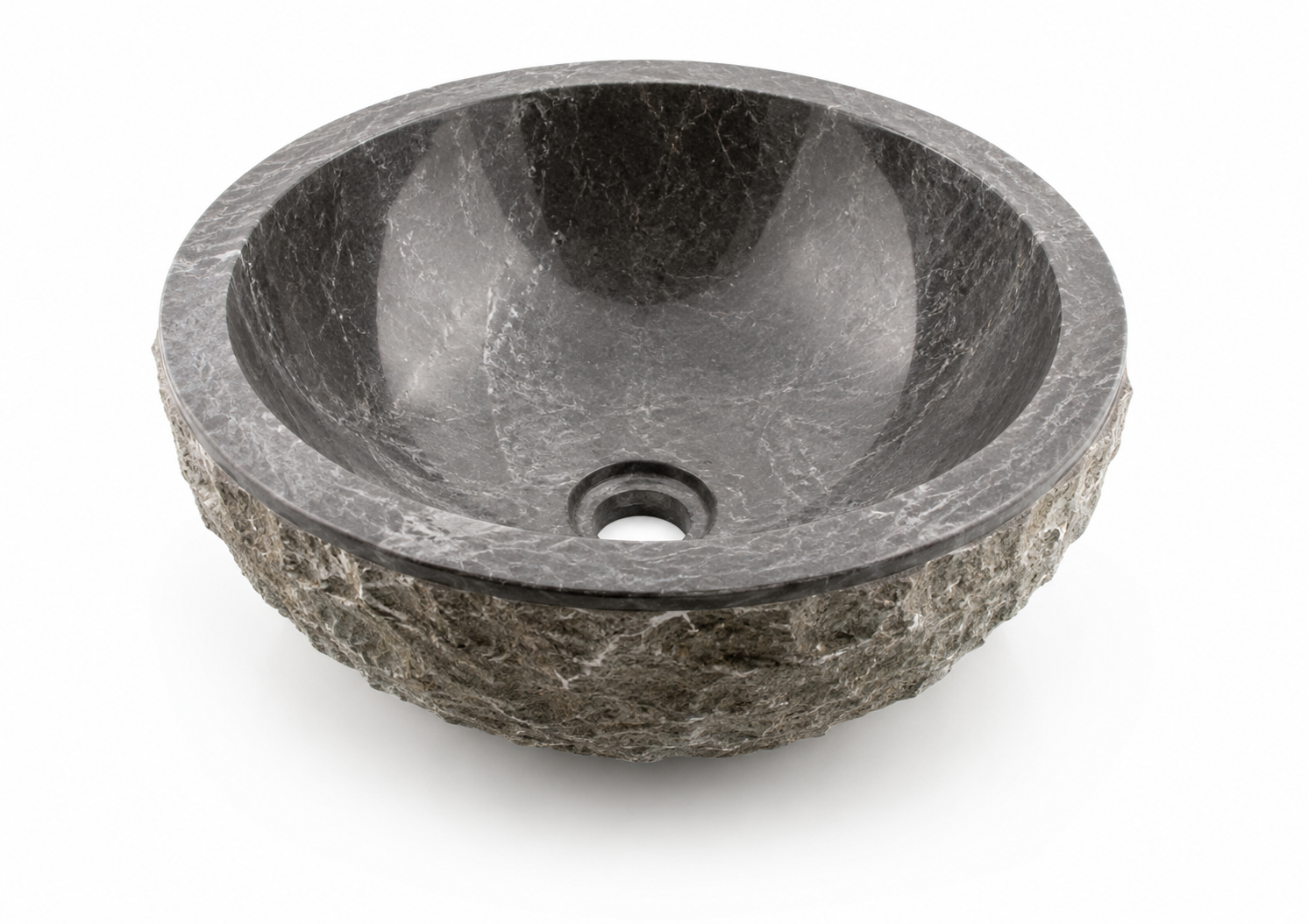 MARBLE SINK ROUND MARMO BL NL