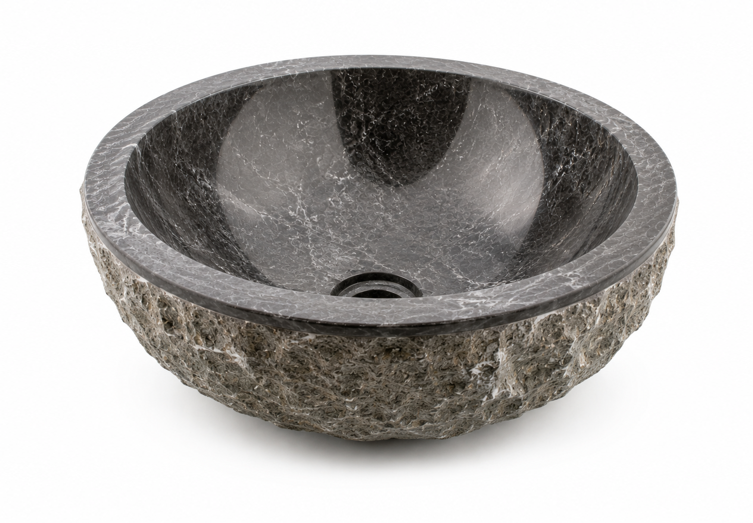 MARBLE SINK ROUND MARMO BL NL Thumbnail