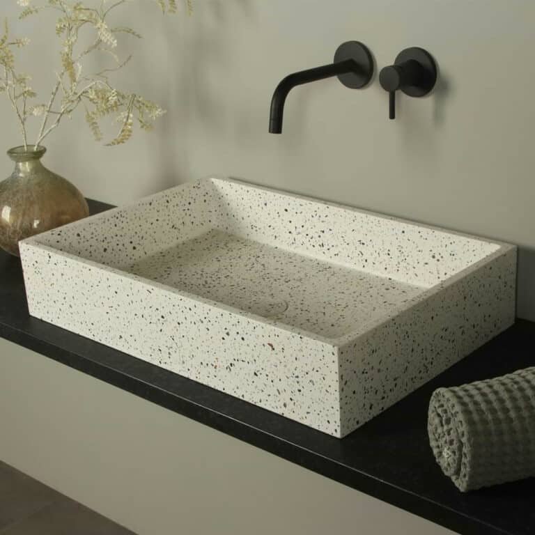 TERRAZO SINK SQUARE WHITE TROTOL Thumbnail