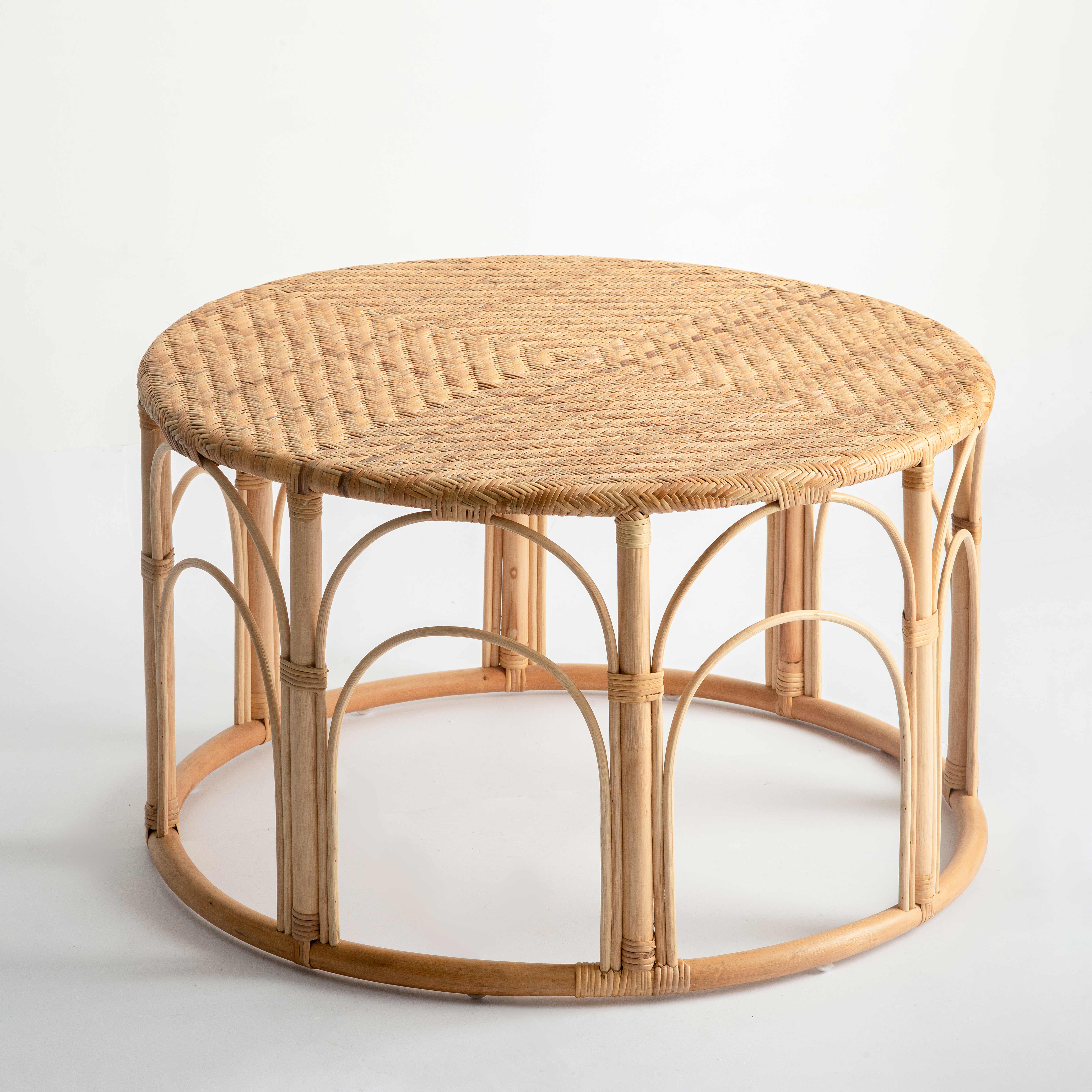 RATTAN COFFEE TABLE