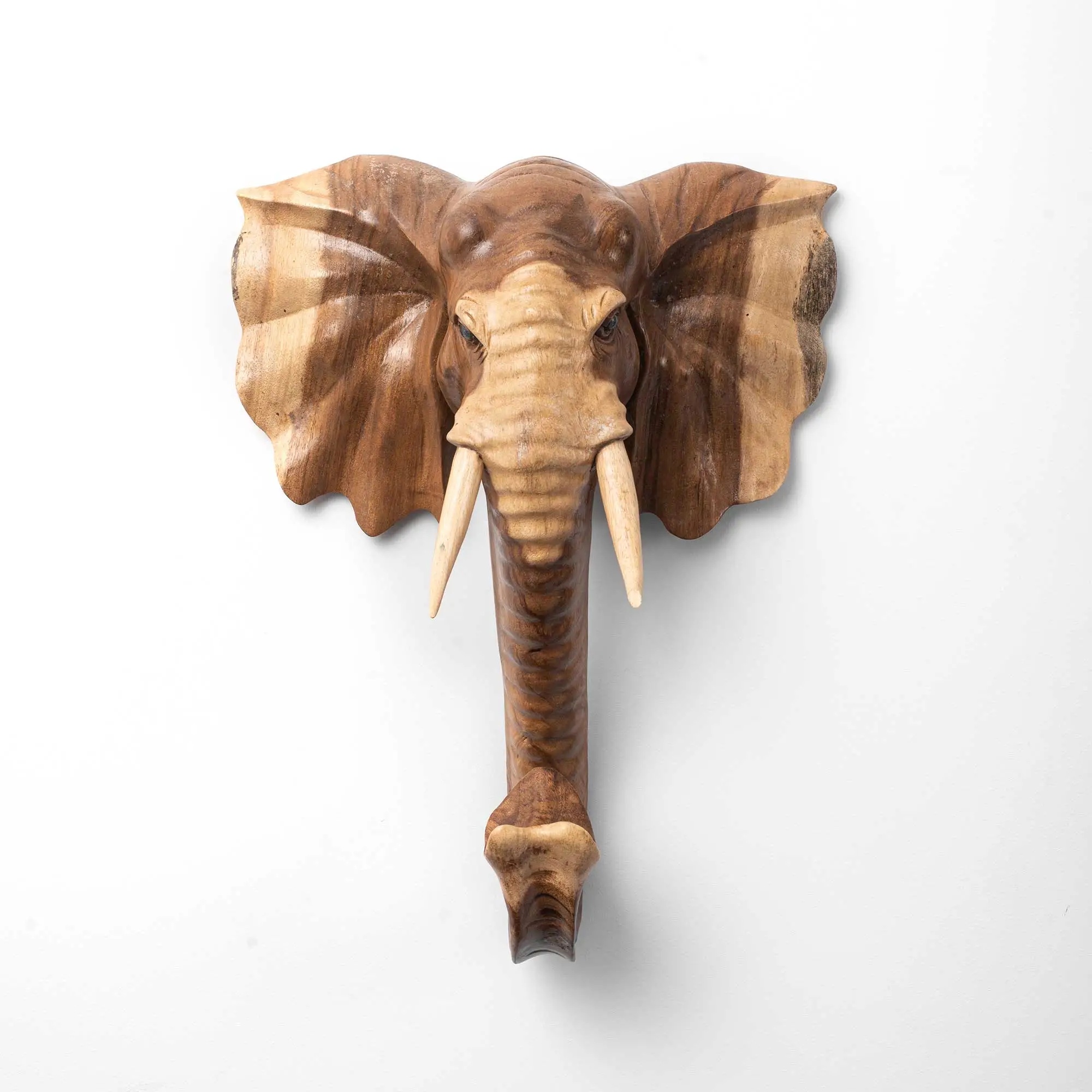 WOODEN ELEPHANT WALL DÉCOR