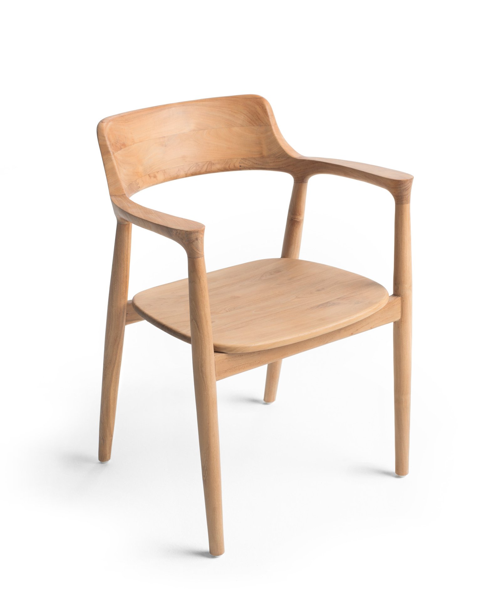 Heroshima Dining Chair - Wooden seat