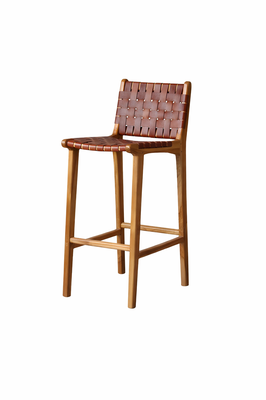 CHOCO LEATHER BAR CHAIR