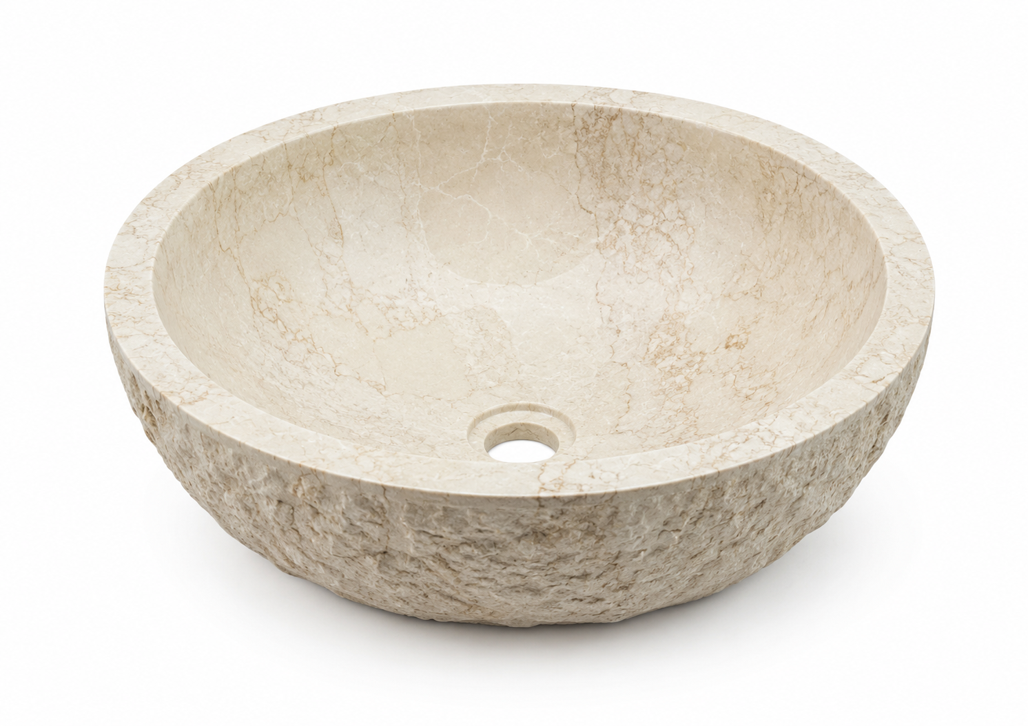 MARBLE SINK ROUND MARMO CR NL